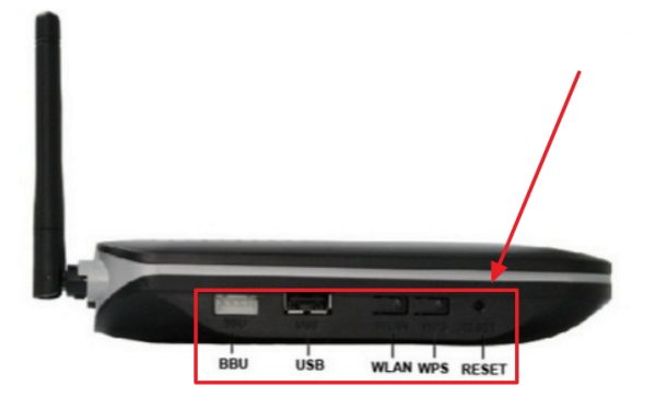 Боковая панель роутера Huawei HG8245