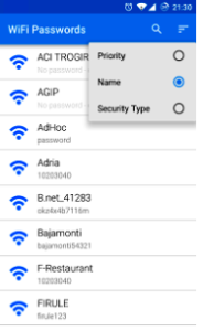 Пароль WiFi