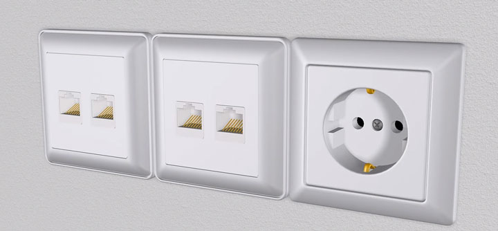 интернет и обычная розетка 220в