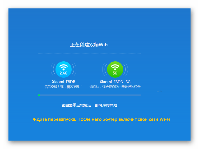 Перезагрузите роутер Xiaomi Mi 3G